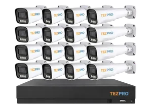 TEZ PRO 16 Channel Combo (2.4MP DVR)