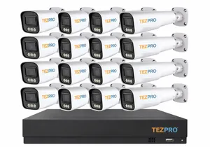 TEZ PRO 16 Channel Combo (2.4MP DVR)